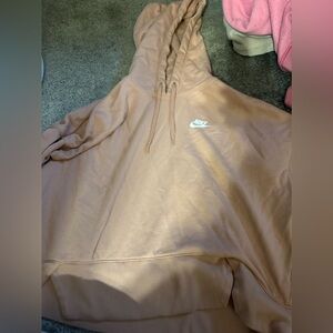 Medium sized pink Nike hoodie